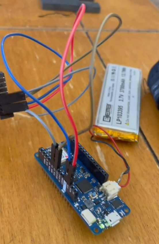 AceBrace custom PCB and electrical components